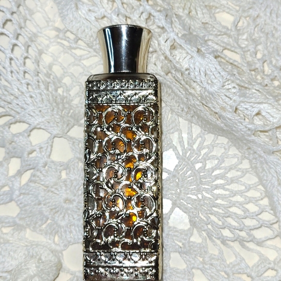 TIFFANY DECORATIVE FILIGREE BOTTLE OF PREFUME. BOTTLE IS ALMOST FULL. 2oz. - Picture 1 of 5